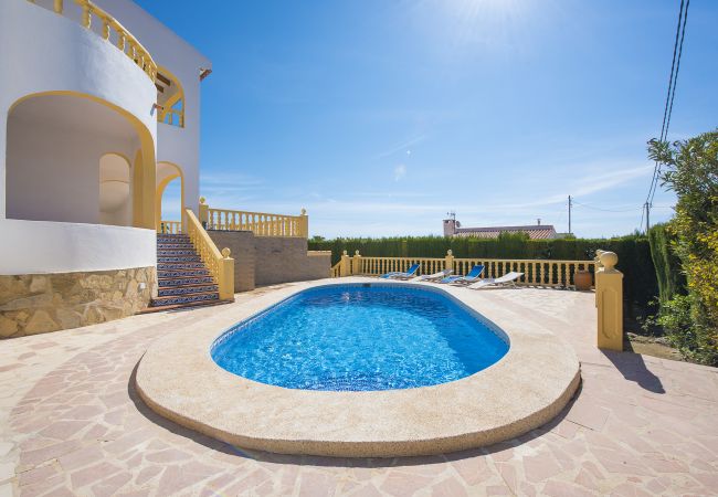 Ferienvilla in Calpe - Villa Cactus Villa Calpe - Villa Cactus - Meerblick und Privatpool