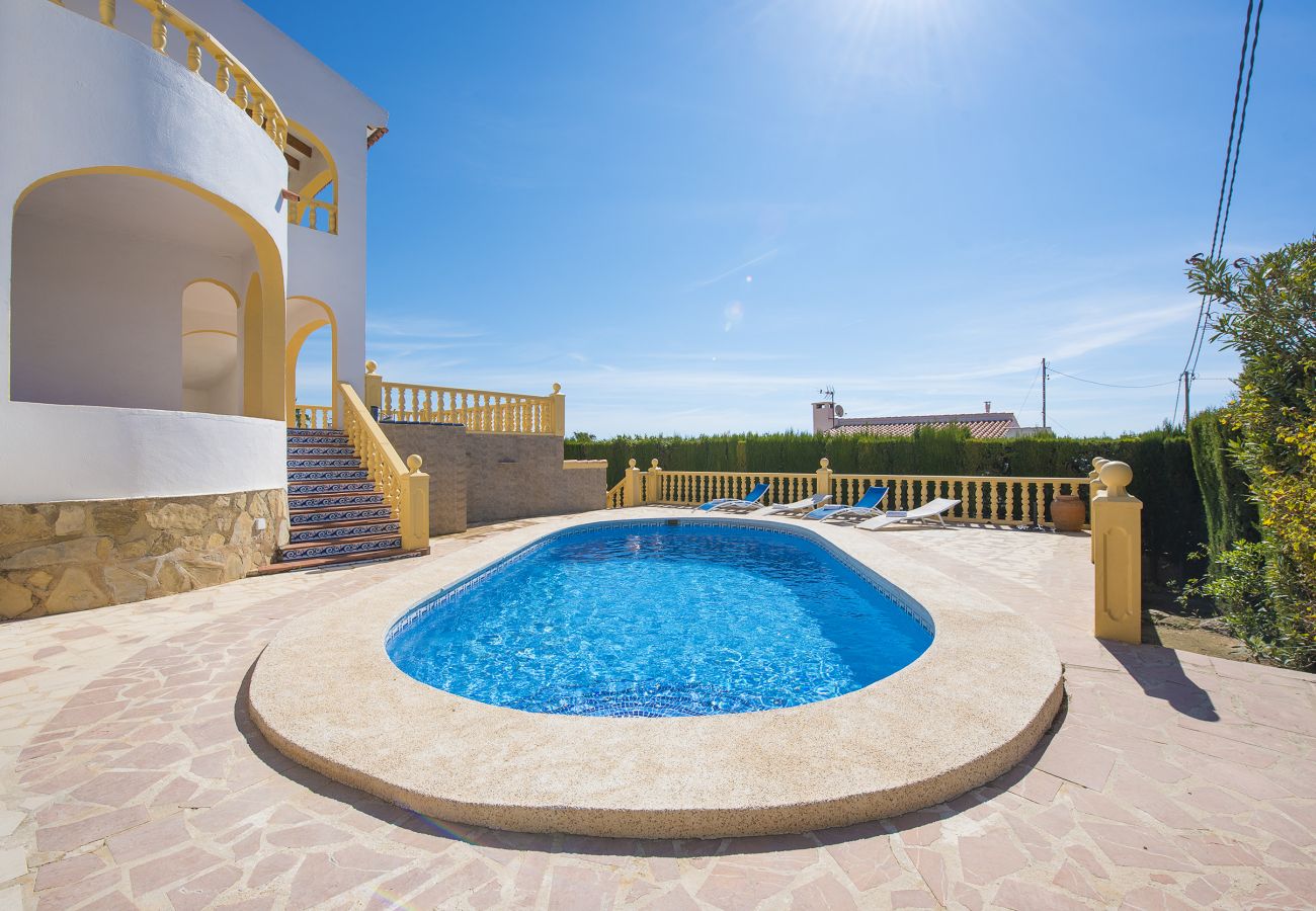 Ferienvilla in Calpe - Villa Cactus Villa Calpe - Villa Cactus - Meerblick und Privatpool